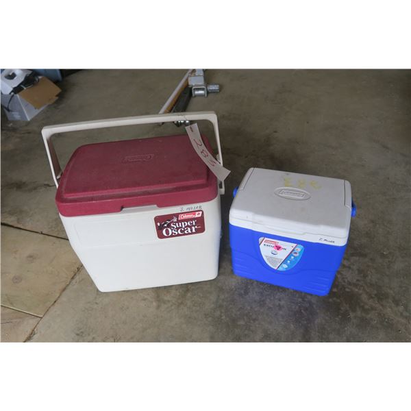 (2) Coleman Cooler