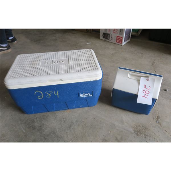 (2) Coleman Igloo Cooler