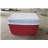 Image 2 : (1) Coleman Cooler, (2) Thermos