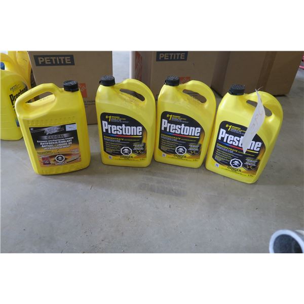(4) Jugs of Anti-Freeze (3 Full, 1 Partial)