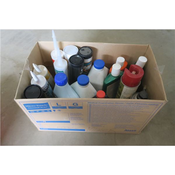 Lot of Oils + Silicone, Caulking