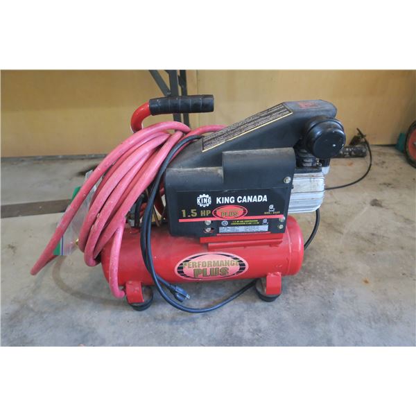 King Canada Air Compressor 1.5 HP