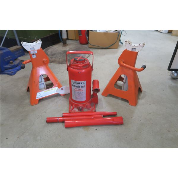Bottle Jack + Jack Stands