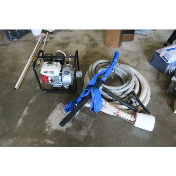 Honda WB20x Pump 4HP Gx120/ Pickup + Discharge Hose