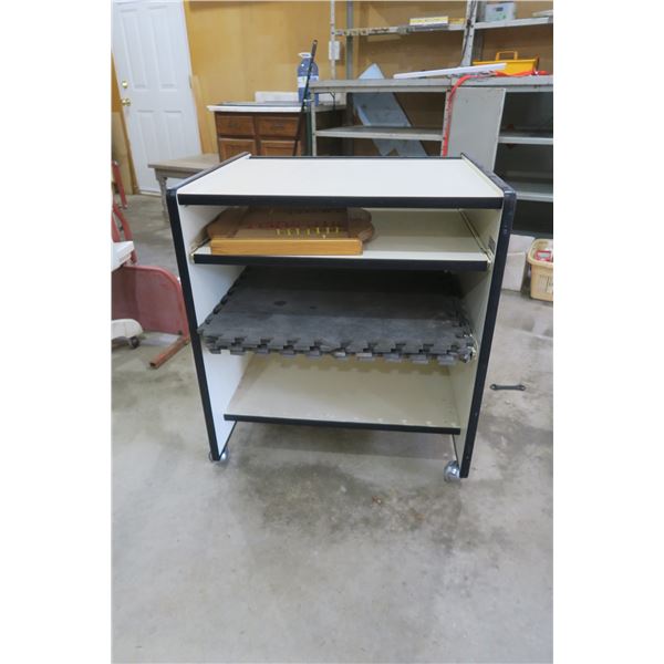 24x28x32" Shelves on Wheels