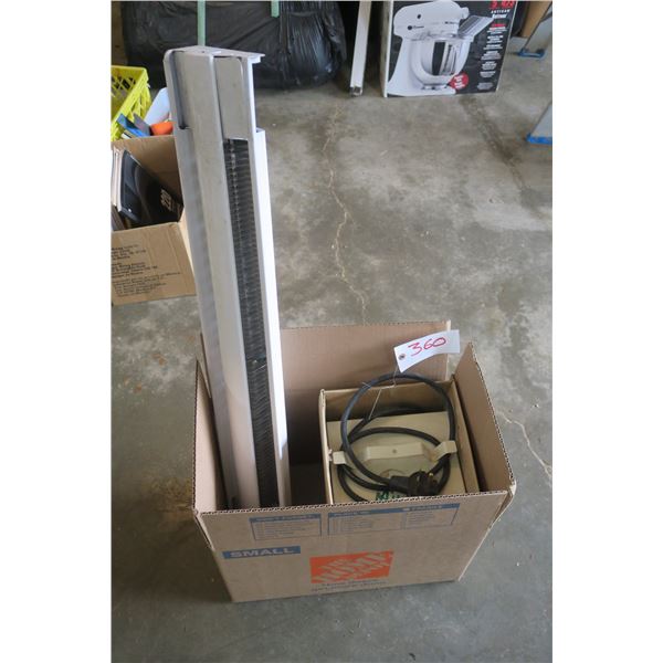 baseboard heater & 220v heater