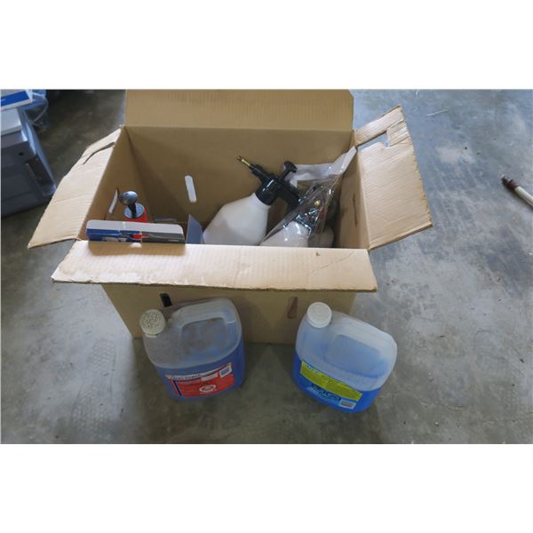 (2) Jugs of Washer Fluid + Sprayers