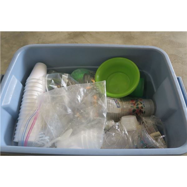 Lot of Disposable Plates/ Cups/ etc