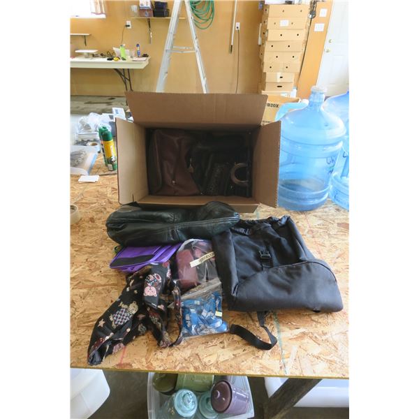 Lot of Purses + Hand Bags + Misc