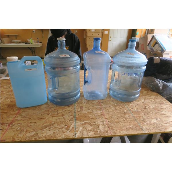 (4) Water Jugs (3 Are Culigan)