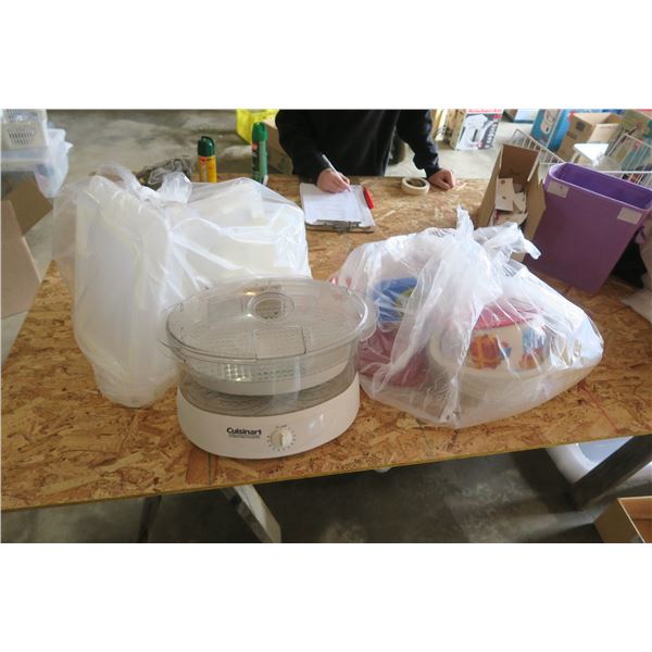 Tupperware Containers/ Steamer