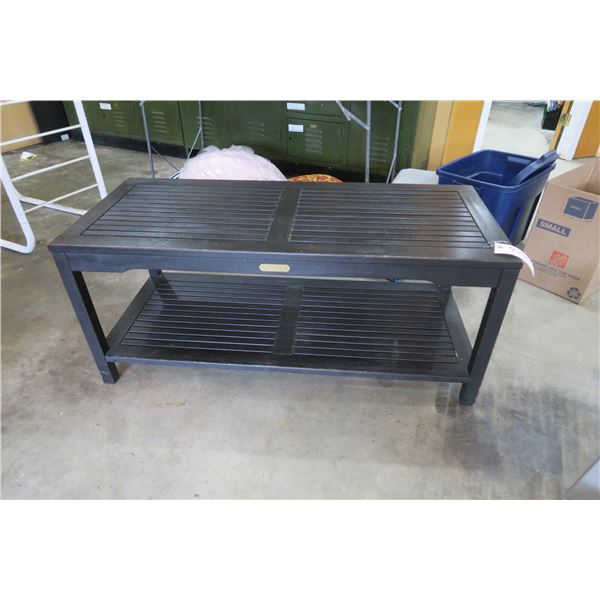 Black 20" x 47" x 21" Boot Rack