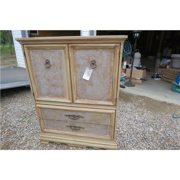 Wooden Wardrobe Dresser 18x34x49"