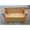 Image 1 : Wooden Bench W/ Cubby 18x54x37"