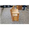 Image 3 : Wooden Bench W/ Cubby 18x54x37"