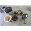 Image 1 : Lot of Gardening- Pots/ Planters, Watering Can, Misc