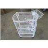 Image 4 : Plastic Storage Stand Metal Wire Shelf 13x13x31"