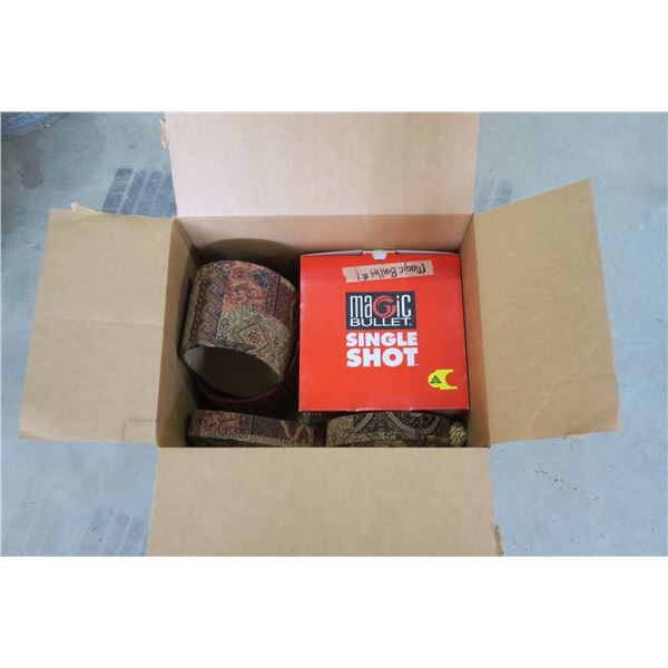 Magic Bullet + (2) Decorative Cloth Containers