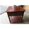 Image 1 : End Table W/ Drawer 20x20x23"