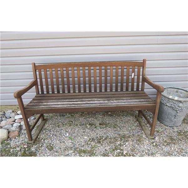 Wooden Bench 63x22x36"