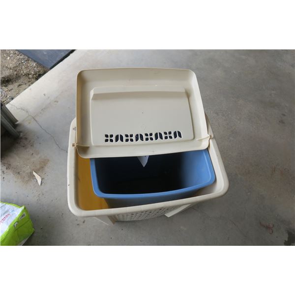 (2) Laundry Baskets + Misc.