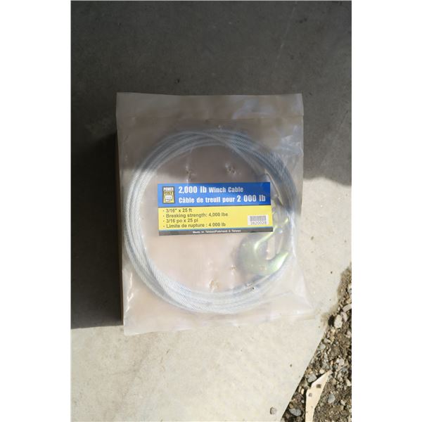 Light Winch Cable & Light