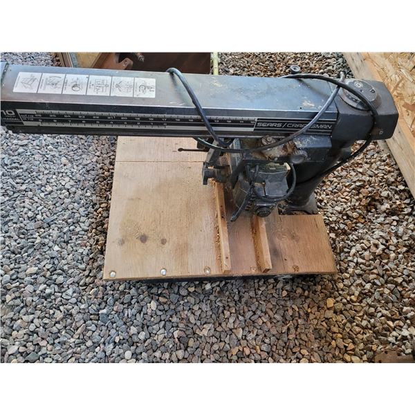 Sears Craftsman 10" Radial Arm Saw - Was working but Needs Switch
