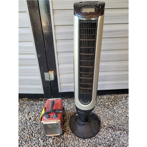 Working Honeywell 1500W Heater & Tower Fan that Works but doesn't Oscillate