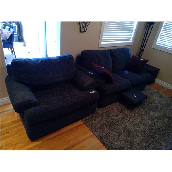 Chair and Sofa w/ 2 Pillows