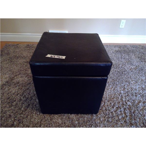 Black Foot Stool/Chest