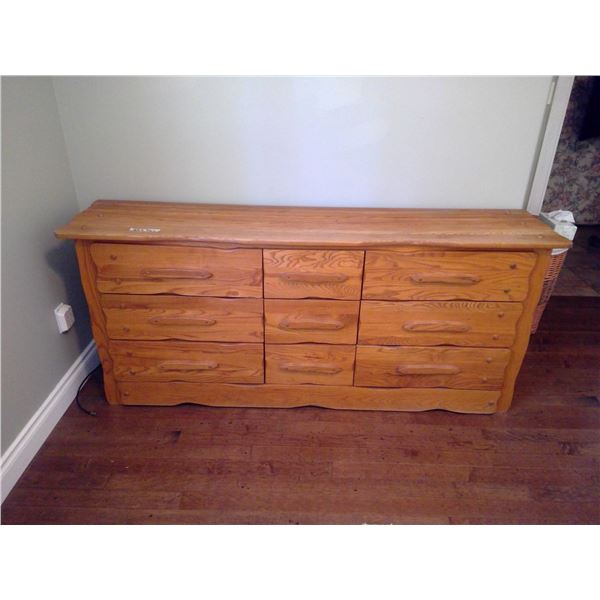Wooden Dresser 74"x18"x32"h