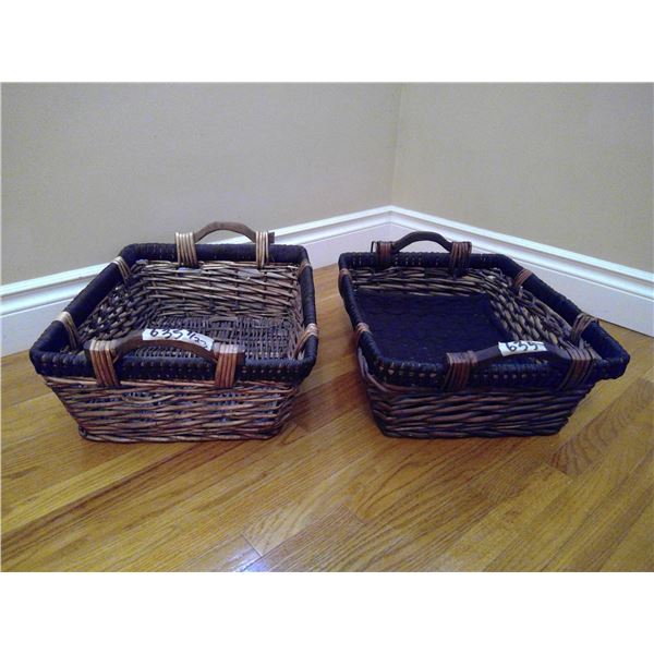 2 Large Baskets