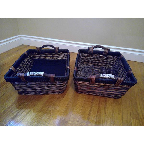 2 Large Baskets
