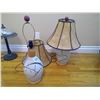 Image 1 : 2 Pottery Lamps w/ Shades