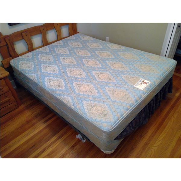 Double Size Box Spring Mattress (Frame + Headboard NOT INCLUDED)