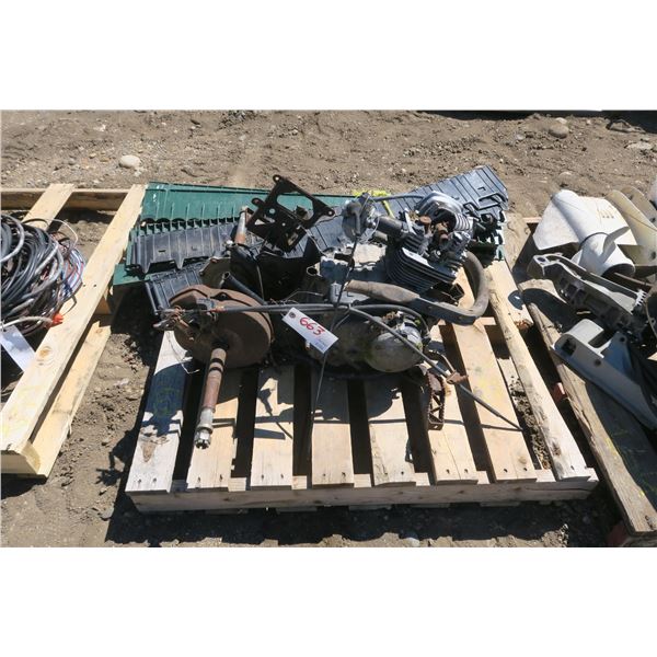 Yamaha Motorcycle Drive-Train, Plastic Garden Barriers (5")