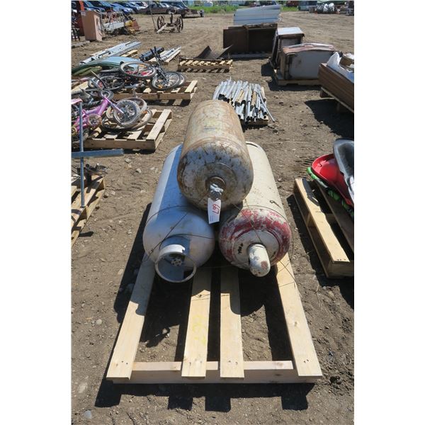 3 Large Propane Tank