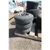 Image 2 : 3 Trailer Tires on Rims - Michelin X 145SR10