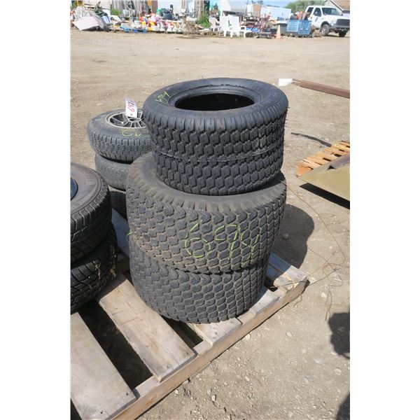 3 Farm/Recreation Tires - 1x 2.0x10-10NHS, 2x on Rims 23x10.5-12NHS