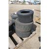 Image 1 : 3 Farm/Recreation Tires - 1x 2.0x10-10NHS, 2x on Rims 23x10.5-12NHS