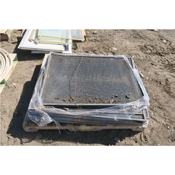 Black Window Screens - 27 3/4 x 38 3/4 in.