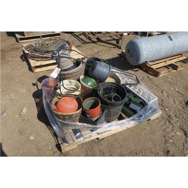 Planters & Pots - Large Lot, Assorted Types &Sizes