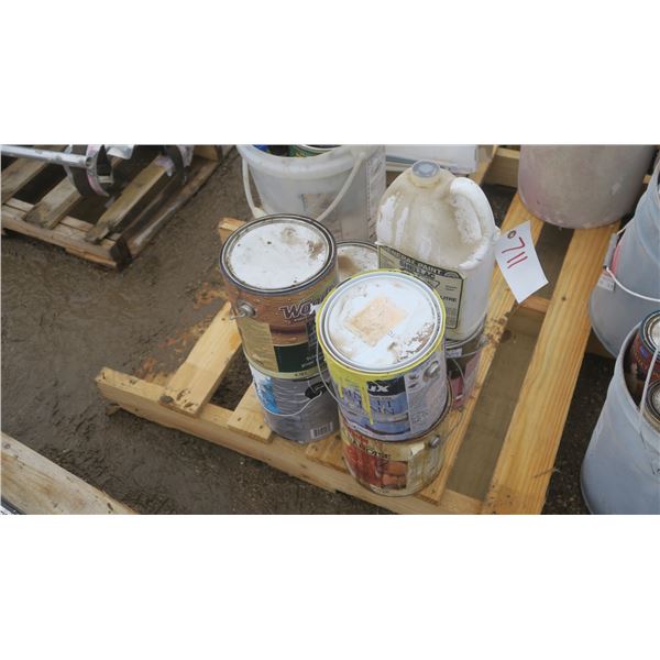 Lot of Partial Paint Cans