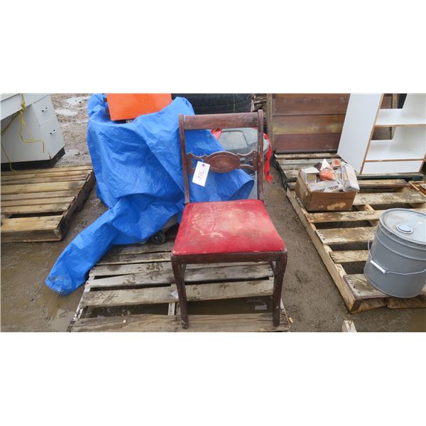 Antique Chair 14.5" Wide X 23" Tall