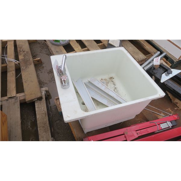 Plastic Sink 22.5" Wide X 17" Tall