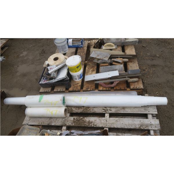 Partial Rolls of Poly, 2X 16" Roll, 1X 72" Roll