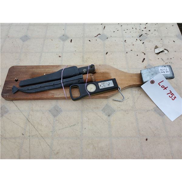 Fish Fillet Set (Fillet Board, (2) Knives, & Scale)