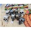 Image 3 : Fall/Halloween Yard Décor + (8) Skulls