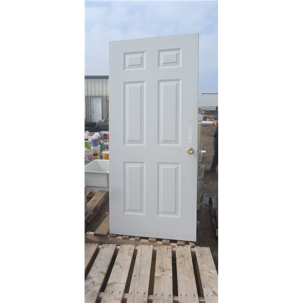 Metal Door Approx. 36" X 79"