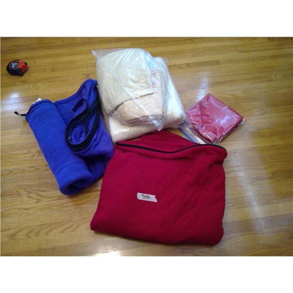 Sleeping Bag Liners and Blankets